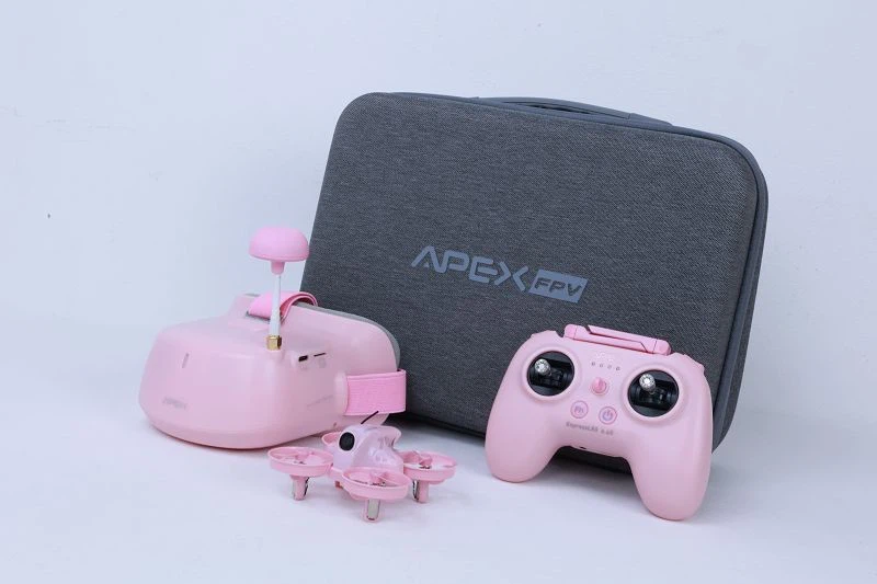 FPV Drone Kit With Goggles Pink factory